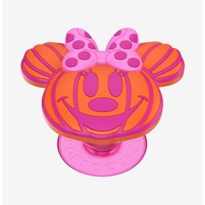 Disney Figural Pumpkin Minnie Mouse Glow-in-the-Dark PopSocket PopGrip-NWT
